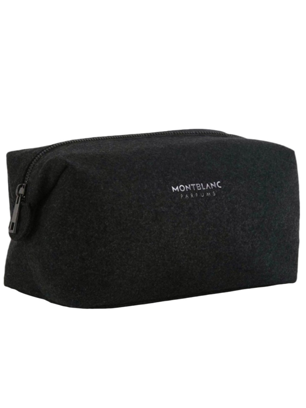 Montblanc Parfums Men’s Black Travel Toiletry Pouch Neceser Bag Medium New